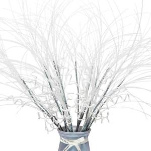 lot 6042 image: 6 Pcs Christmas Glitter Ting Branches Stems Ornaments 21.6 Decorative Glittery Sticks Curly Twigs Picks for Christmas Tree Sprays Wreath Crafts Tree Topper Fillers Holiday Home Decor (6, White)