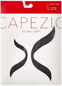 lot 6058 image: Capezio Girls Ultra Soft Self Knit Waistband Stirrup - Tight, Black, 8-12 US