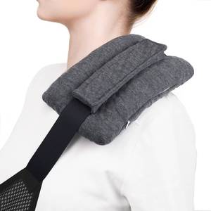 lot 6077 image: Upgrade Neck Pad Strap Cushion Pillow for Arm Sling Comfort Shoulder Support Pad,Pacemaker Pillow Chemo Port Pillows for Mastectomy,Open Heart Surgery Recovery Gifts Post Surgery (Dark Gray)