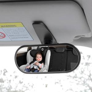 lot 6123 image: EOHMAK Car Rearview Mirror Rear View Mirrors for Baby 360 Adjustable Automotive Interior Mirrors Cars Mirror Rear Facing Kids Observing (Clip Base)