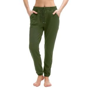 lot 6129 image: Walifrey Womens Joggers with Pockets, Drawstring Sweatpants Women for Lounging Jogging Gym and Workout OliveGreen,1 Pack OliveGreen XL