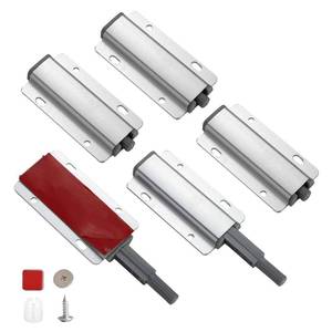 lot 6141 image: Redunest Push to Open Door Latch, 5 Pack Magnetic Push Latches,Adhesive Heavy Duty Touch Latch Hardware for Push to Open, Magnetic Door Catch for Cabinet Drawer Wardrobe Kitchen Door