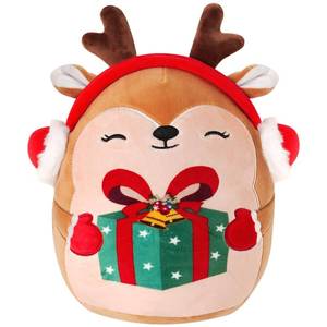 lot 6163 image: CMXLVFZ Christmas Stuffed Animals Plush Toys - 10 Inch Soft and Hugging Deer Stuffed Animal Plushes for Kids, Girls & Boys - Ideal 2025 Collectible Toys Holiday Home Decorations