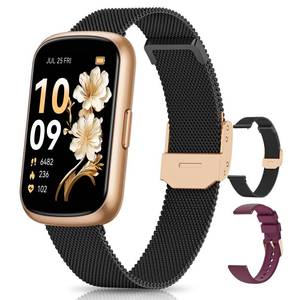 lot 6431 image: RUXINGX Fitness Tracker, Smart Watches for Women with Heart Rate Monitor, Sleep and Step Tracker, 20 Sport Modes Fitness Watch for Women, Smart Watch for Android Phones & iPhones