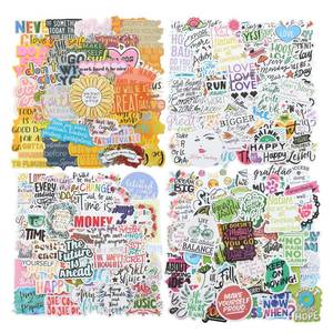 lot 6457 image: Quote Stickers, Positive Stickers 200Pcs Motivational Waterproof Vinyl Stickers for Water Bottle Hydroflasks Laptops Computers Vision Board for Women Adults Students Teachers Teens