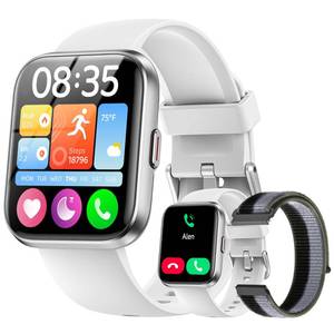 lot 6472 image: Hingso Smart Watch for Android PhonesiPhones, 1.85 HD Smart Watches for Women Men with Heart RateSpO2Sleep Monitor, 3ATM Waterproof Fitness Tracker Watch with 120 Sport Modes, Health Tracker