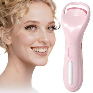 lot 6489 image: Heated Eyelash Curlers, Rechargeable Electric Eyelash Curler with Dual-Arc Design & 3 Adjustable Temperature - Safe Gentle Heated Lash Curler for Natural Curl Perfect Fit for Women F85