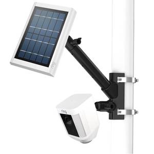 lot 8120 image: HOLACA 2-in-1 Pole Mounting Bracket for Ring Stick Up CamSpotlight Cam ProPlusOutdoor Cam Plus, Solar Panel and Battery Outdoor Mount Accessories