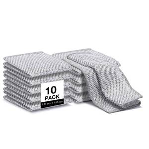 lot 8127 image: Inkhut Non Scratch Wire Dishcloth, Multipurpose Wire Dishwashing Rag for Wet and Dry, Multifunctional Dish Rags for Washing Dishes, Reusable Steel Wool Scrubber for Kitchen Cleaning