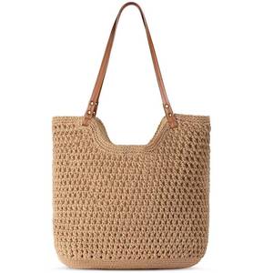 lot 8150 image: Pleneal Crochet Beach Bags for Women, Summer Beach Bag, Soft Woven Shoulder Bag for Vacation