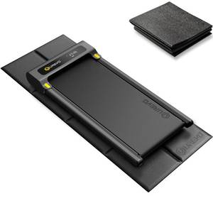 lot 9738 image: UREVO Foldable Treadmill Mat, Exercise Bike Mats for Home Gym Workout, Waterproof Non-Slip Exercise Equipment Mat Floor Protector for Indoor Walking pad, Cycles, Rowing Machine, Elliptical