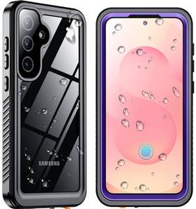lot 10210 image: Justcool Designed for Samsung Galaxy S25 Case Waterproof,Built-in Screen & Lens Protector,Full Heavy Duty Protective Phone Case,12FT Drop Shockproof Protection for Galaxy S25 6.2��,Purple