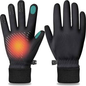 lot 10270 image: FEWTUR Men Waterproof Winter Gloves for Women Thermal Running - Water Proof Cold Weather Touchscreen Gloves for Hiking, Snow Warm Touch Screen (Medium, Black)