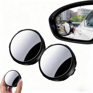 lot 10284 image: Blind Spot Mirrors 2 Pack, HD Glass Convex Blindspot Mirror with Vacuum Suction Cup, Side Mirror Blindspot with Wide Angle Adjustable for Cars, SUVs, Trucks, and Motorcycles