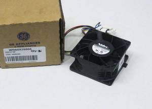 lot 10295 image: GE Appliances Refrigerator Evaporator Fan Motor WR60X26866, WR60X26033