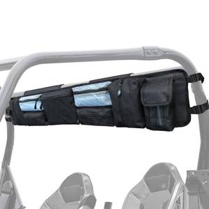 lot 11880 image: Vanlison Universal UTV Accessories Storage Bag, ATV Bag Roll Cage Organizer Cargo Storage Bags Gear Bag Tool Bag Compatible with Polaris Ranger RZR Defender Honda Pioneer Talon Yamaha UTV Cart Black
