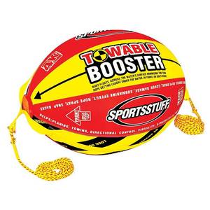 lot 11889 image: SPORTSSTUFF Inflatable 4K Booster Ball Towing System for DoablesTowables