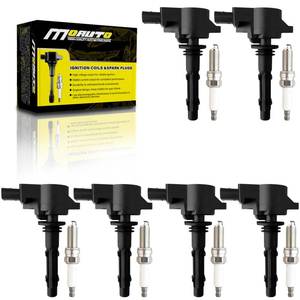 lot 11898 image: MOAUTO Set of 6 Ignition Coils Pack UF535 68011844AA & 6 PCS Iridium Spark Plugs Compatible with Mercedes Benz CLK ML E C GLK R SLK Class - 2.5L 3.0L 3.5L V6