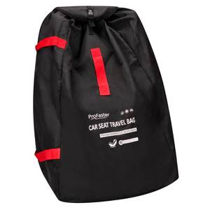 lot 12001 image: ProFaster Car Seat Travel Bag Backpack for Air Travel - Karfast Universal Infant Carseat Gate Check Bag Cover for Airplane, Foldable with Pouch, Black