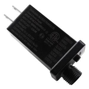 lot 12002 image: 24V6W LED Transformer Class 2 LED Power Supply, Waterproof IP44 Low Voltage Seasonal Use LED Driver US CA Plug for Halloween Christmas String Light, Projector Light, Lawn Lamp