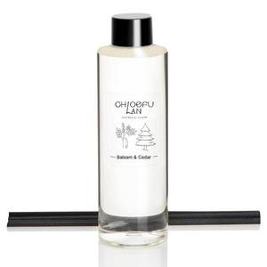 lot 12430 image: Chloefu LAN Balsam & Cedar Scented Oil Re�d Diffuser Refill 200ml6.76 fl oz Natural Fragrances Oil - Best for Home Decoration, 0% Alcohol, Refreshing and Invigorating, Perfect for Christmas