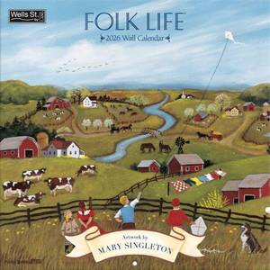 lot 12440 image: WSBL Folk Life 2026 12X12 Wall Calendar (26997001727)