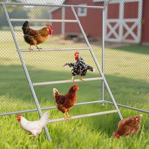 lot 13419 image: inanil Chicken Perch Roosting Bars for Coop Farm Chicken Toys Roost Ladder for Backyard Poultry (58.2 L x 32 W) (used)