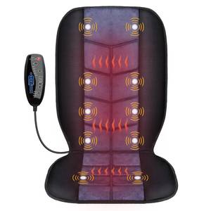 lot 13422 image: CILI Massage Chair Pad,Back Massager with Heat,Massage Seat Cushion with 10 Vibration Motors,30-60-90 Minutes Heating Options,Chair Massager for Office Chair, Home Office Use