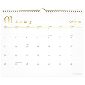 lot 14421 image: Cambridge 2026 Wall Calendar, Monthly, 15 x 12, Medium, WorkStyle, White (1606-707-26)