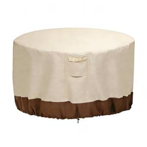lot 14425 image: Vailge Fire Pit Cover Round,100% Waterproof Round Patio Fire Bowl Cover,Outdoor Heavy Duty Gas Firepit Table Covers with Air Vent and Handle