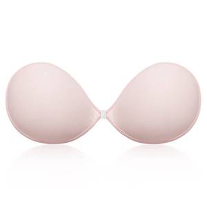 lot 20109 image: Wingslove Adhesive Bra Reusable Strapless Self Silicone Push-up Invisible Sticky Bras for Backless Dress (A,Light Pink)
