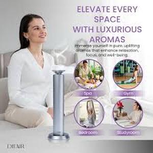 lot 3147 image: MiniPro Waterless Cordless Essential Oil Diffuser LCD-DF-H200D - Missing essential oil bottle