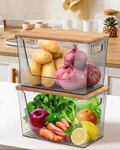 lot 7572 image: Ginnerella Stackable Organizer Bins