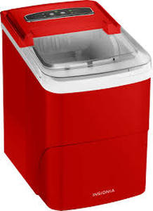 lot 7597 image: Insignia 26lb Portable Ice Maker NS-IMP26RD2 (Used) (Damaged)
