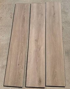 lot 1058 image: Uniclic Jolene Oak LVT Flooring, 17.68 Sq Ft