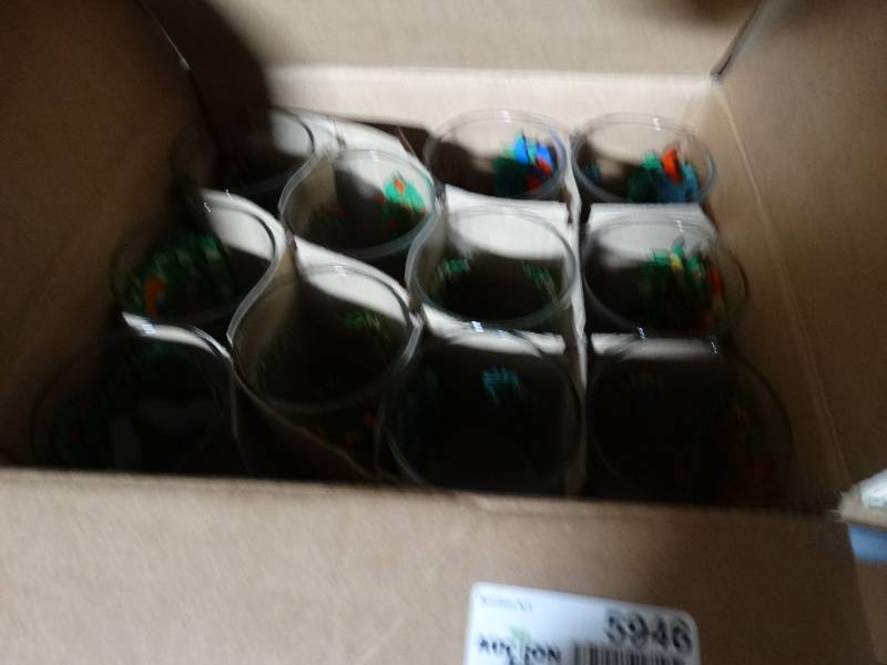 lot 5946 image: 12 days of Christmas glasses