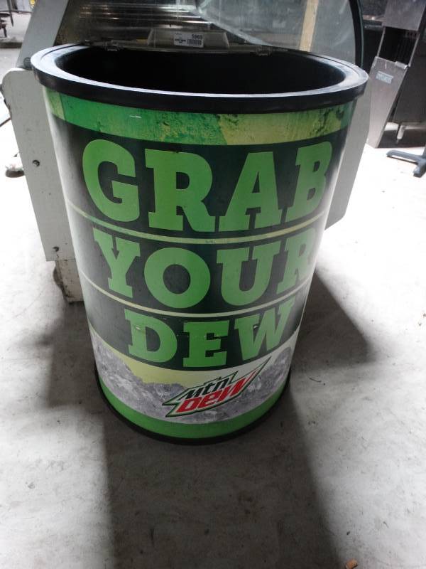 lot 5969 image: MTN Dew rolling ice cooler