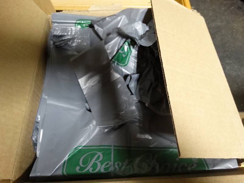 lot 14063 image: Case of Best Choice plastic grocery bags