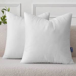 lot 271096 image: MIULEE Set of 2 Throw Pillow Inserts 16x16 Inches, Nowoven Decorative Pillow Inserts for Living Room