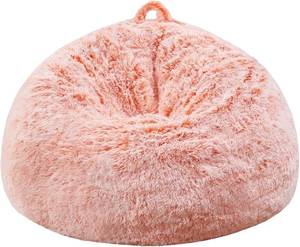 lot 271124 image: Giant Bean Bag Chair Cover(No Filler), Bean Bag Couch Cover Without Filler Included, Beanbag Chairs for Adults Teens Kids, Anti-Slip, 7FT, Orange