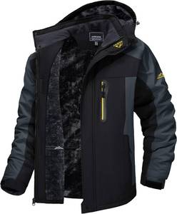 lot 271127 image: TACVASEN Mens Winter Ski Jacket Waterproof Snow Coats Snowboard Fleece Lining Jacket Warm Parka with Hooded (Large)