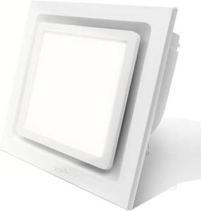lot 371036 image: Bathroom Exhaust Fan with Light,11.8 In Panel,6000K 12W Square LED,141 CFM,0.7 Sones 4 Inches Duct 110V,Quiet Bathroom Ventilation Exhaust Fan for ShowerRestroomOfficeHome(6000K LED)