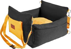 lot 371049 image: Dog Booster Car Seat Pet Car Seat for Small Dog up to 25lbs Black