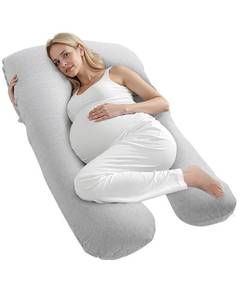lot 471165 image: VEVOR Pregnancy Pillow, U-Shaped Full Body Maternity Pillow for Pregnant Women, Soft and Breathable Pregnant Support Pillows with Removable & Washable Cover, Perfect for Back, Belly, Hip, Legs Relief