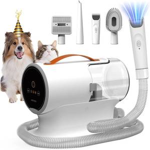 lot 471176 image: AIRROBO Dog Grooming Vacuum Kit,12000Pa Strong Pet Vacuum for Shedding,Grooming Hai,Quiet,PG100,2L Large Capacity