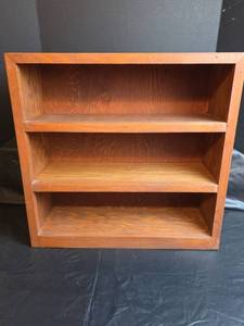 lot 51 image: Mid Century Wooden Shelf Unit