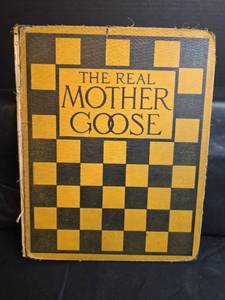 lot 296 image: The Real Mother Goose Book - 1945 Rand McNally Edition