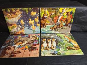 lot 314 image: 1952 Sifo Co. Animal Puzzle Set