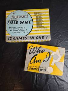 lot 317 image: Lemons Bible Game Collection - 12 Games in One (1929)