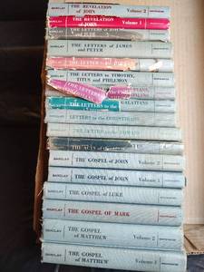 lot 430 image: Barclays New Testament Commentary Complete Set